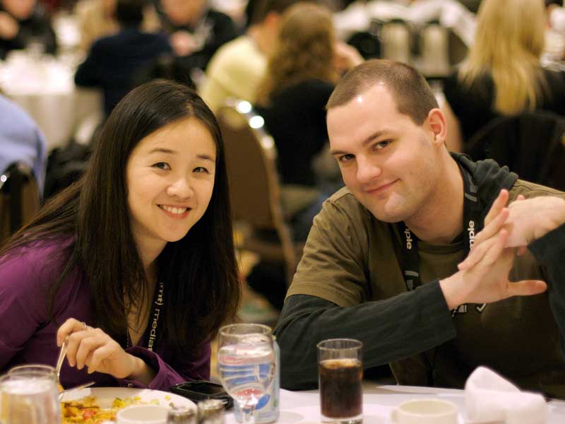 Cindy Li & Matt Harris, friends and conference attendees
